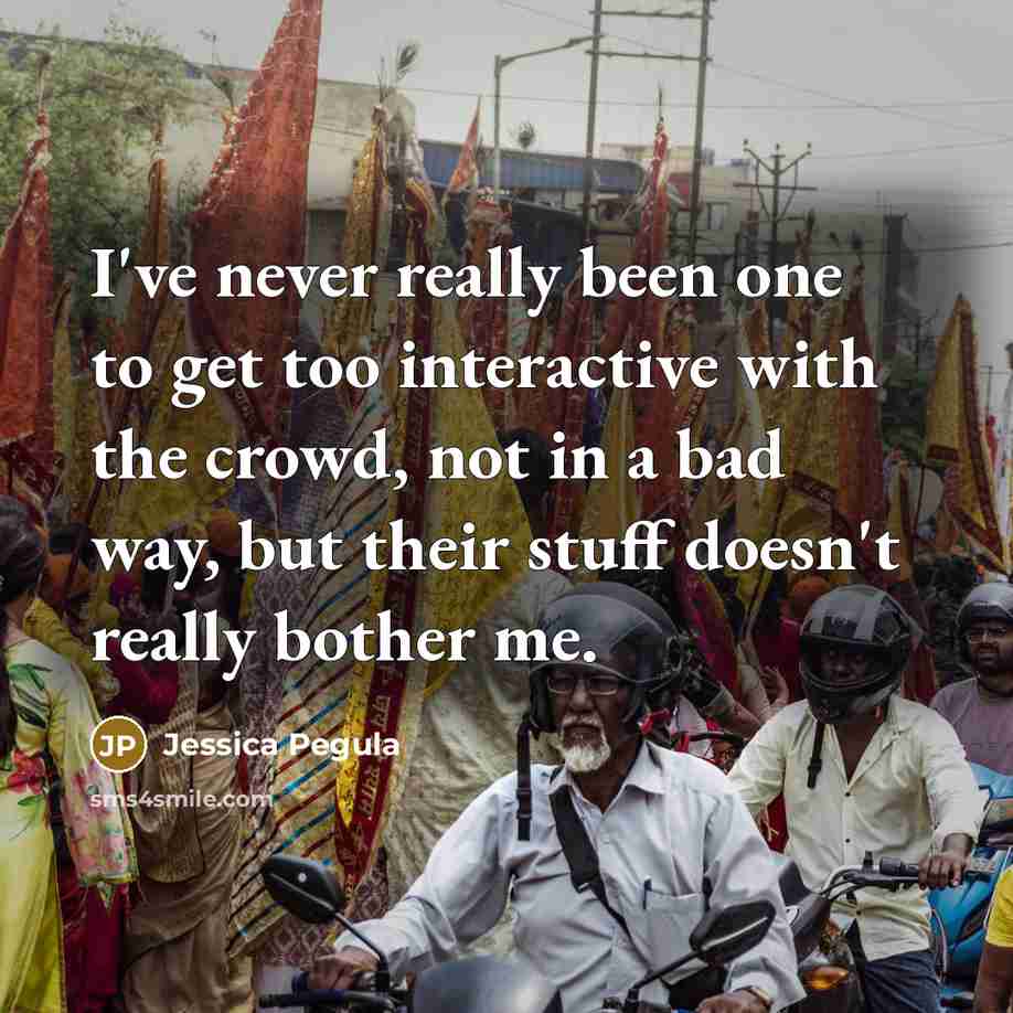 “I've never really been one to get too interactive with…” quote by Jessica Pegula