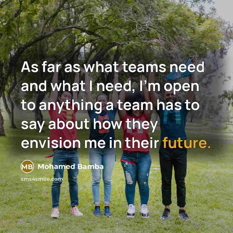 “As far as what teams need and what I need,…” quote by Mohamed Bamba