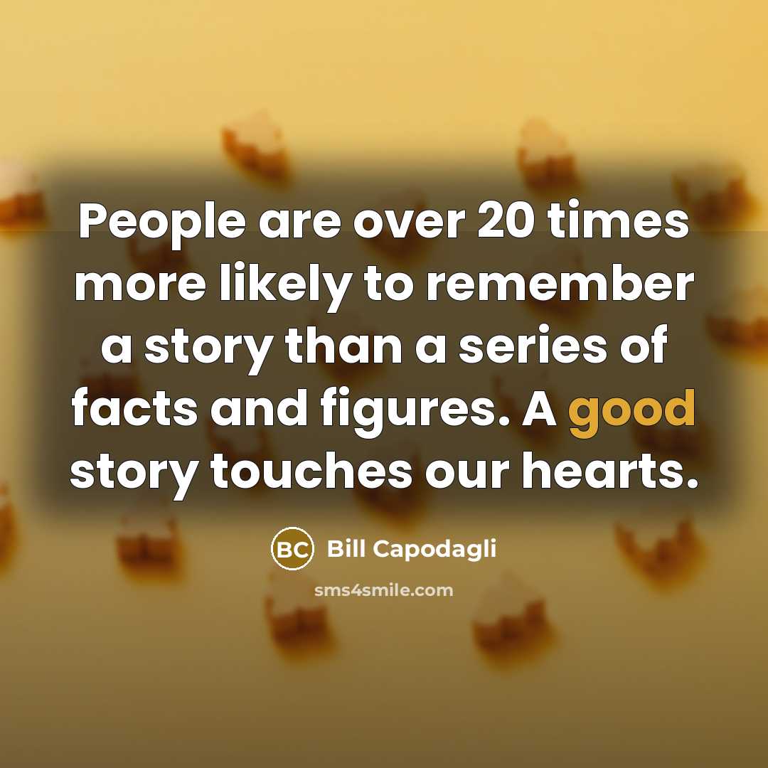 “People are over 20 times more likely to remember a…” quote by Bill Capodagli