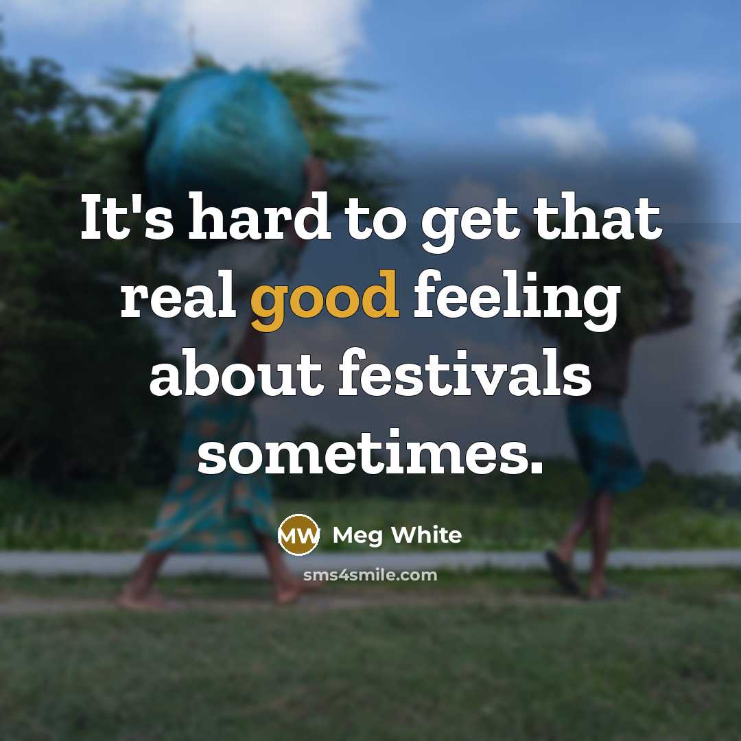 “It's hard to get that real good feeling about festivals…” quote by Meg White