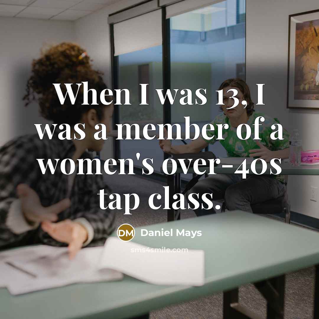 “When I was 13, I was a member of a…” quote by Daniel Mays