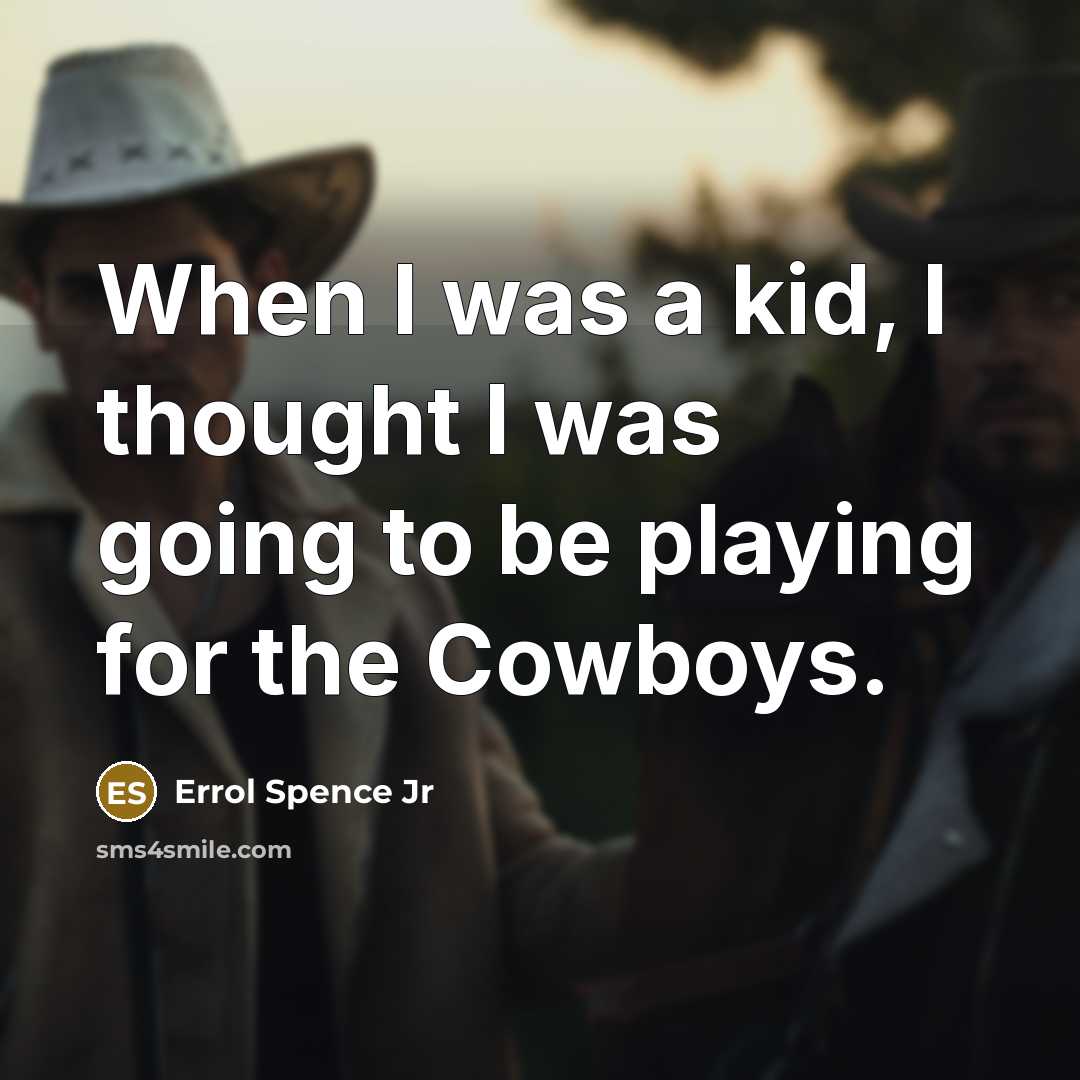 “When I was a kid, I thought I was going…” quote by Errol Spence Jr