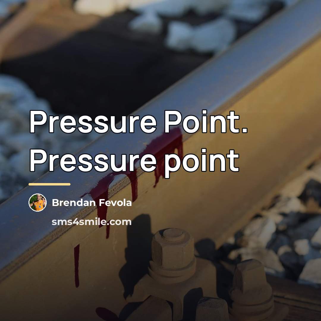 “Pressure Point. Pressure point…” quote by Brendan Fevola