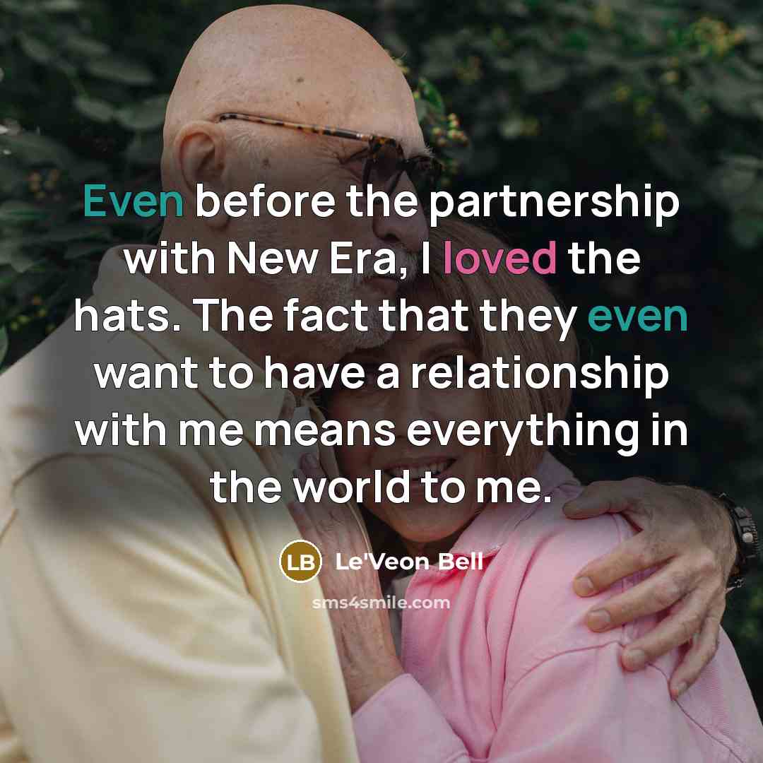 “Even before the partnership with New Era, I loved the…” quote by Le'Veon Bell