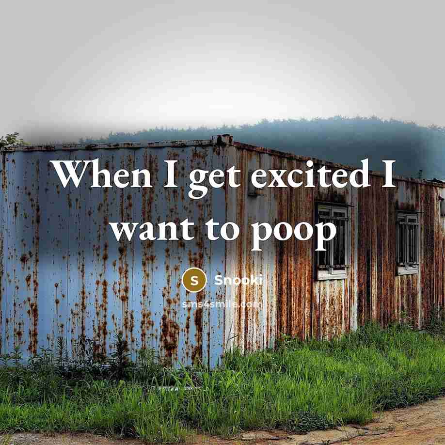 “When I get excited I want to poop…” quote by Snooki
