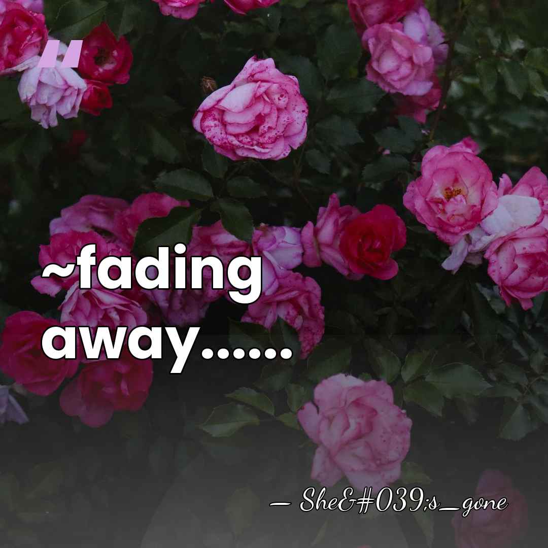 ~fading away...... - She's_gone