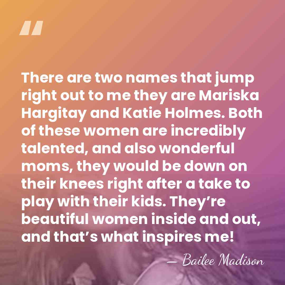 There are two names that jump right out to me they are&hellip; - Bailee Madison