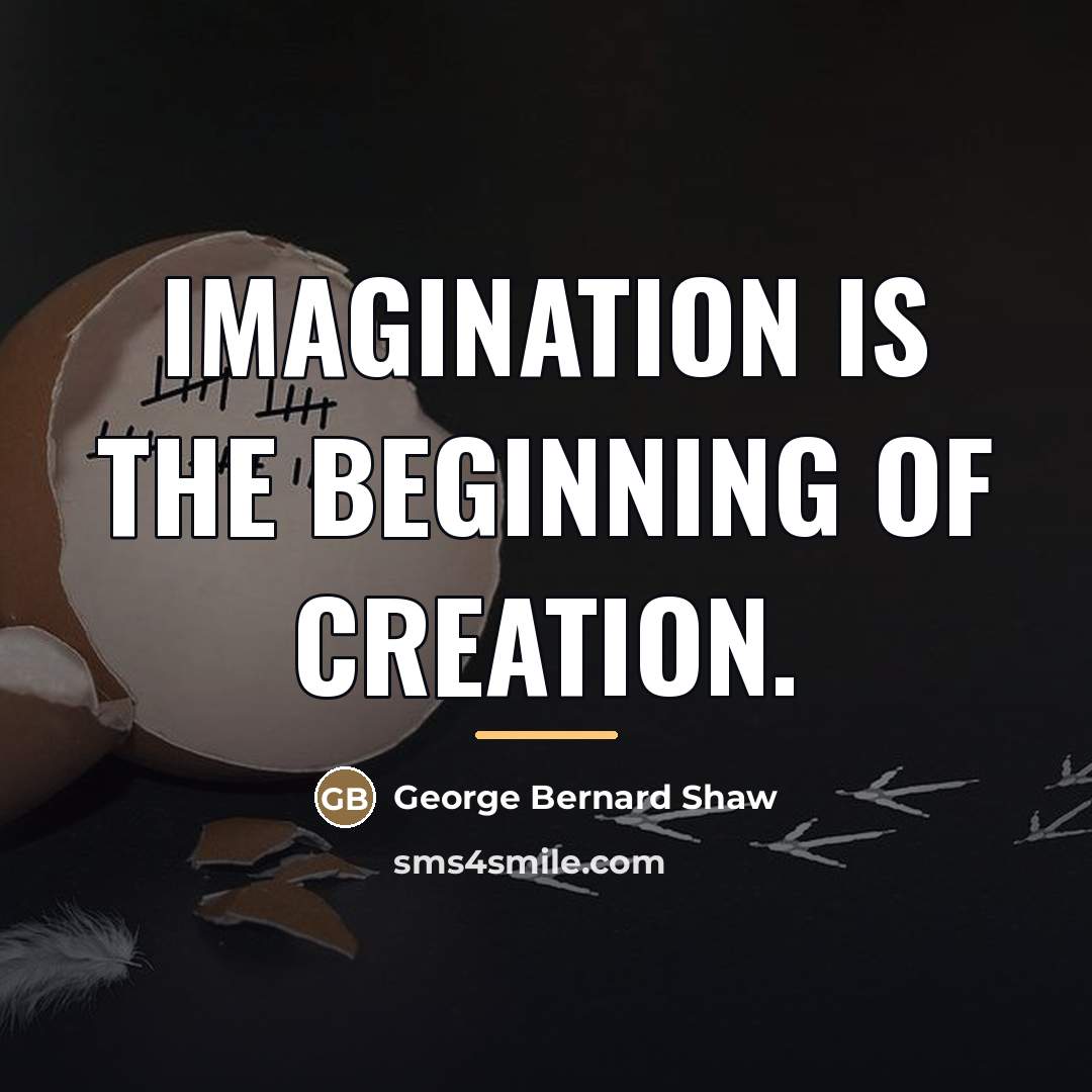 “Imagination is the beginning of creation.…” quote by George Bernard Shaw
