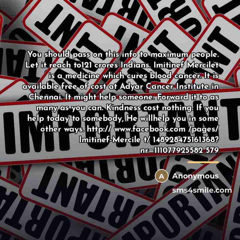 “You should pass on this info to maximum people. Let…” quote by Anonymous