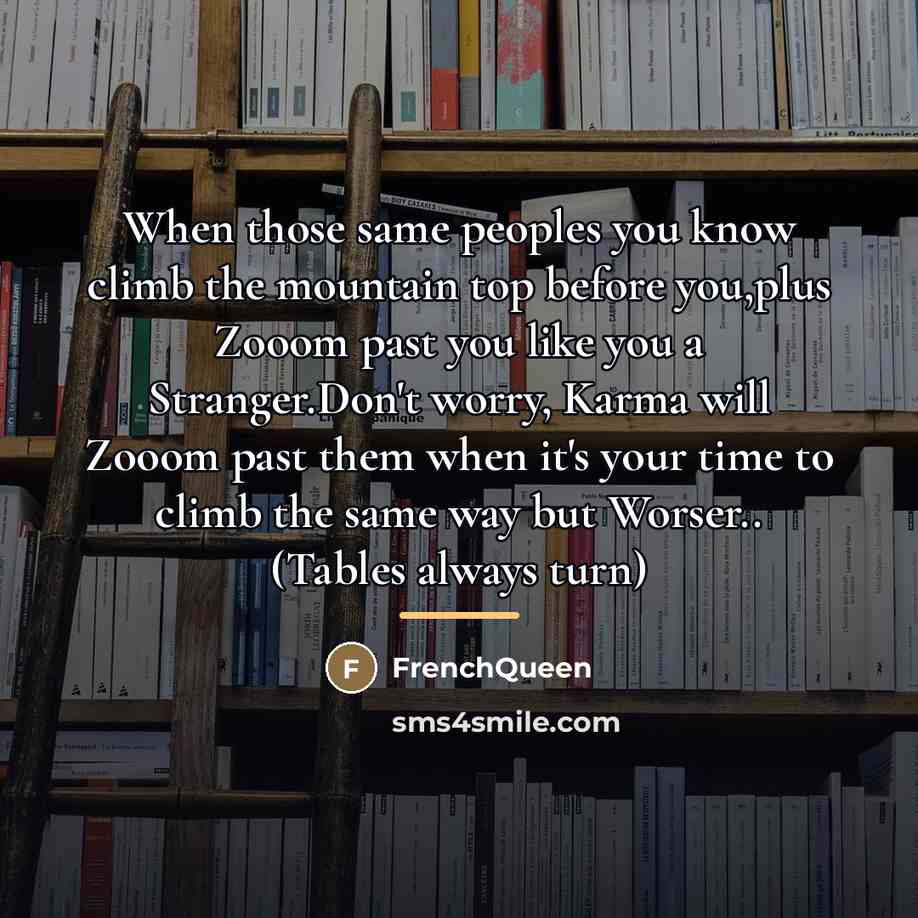 “When those same peoples you know climb the mountain top…” quote by Frenchqueen