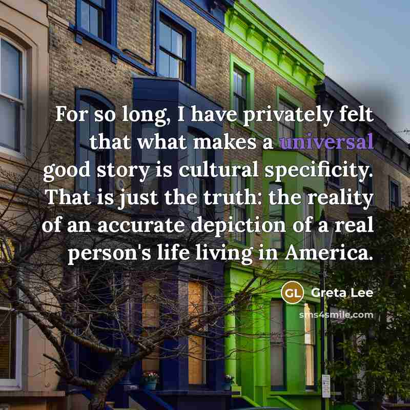 “For so long, I have privately felt that what makes…” quote by Greta Lee