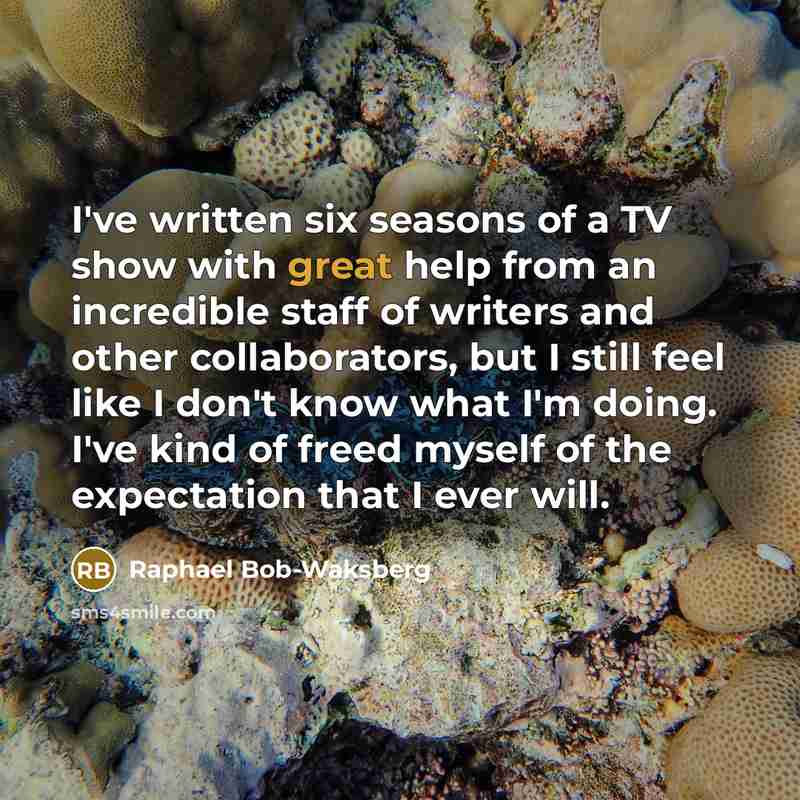 “I've written six seasons of a TV show with great…” quote by Raphael Bob-Waksberg