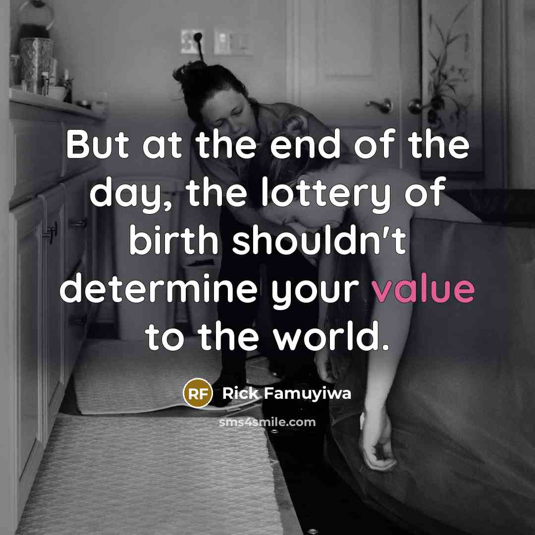 “But at the end of the day, the lottery of…” quote by Rick Famuyiwa