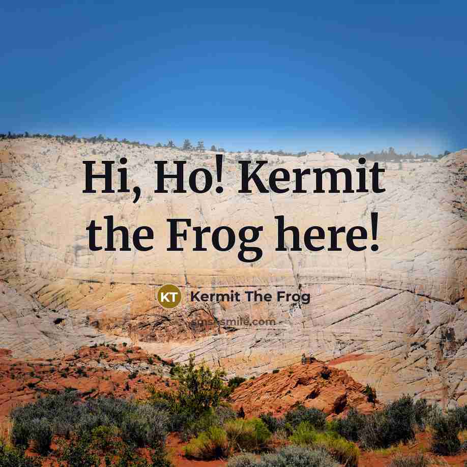 “Hi, Ho! Kermit the Frog here!” quote by Kermit The Frog