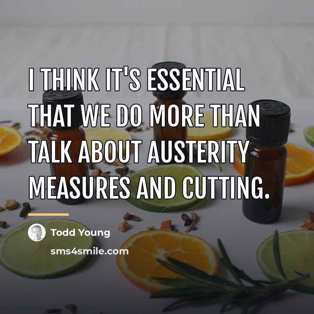“I think it's essential that we do more than talk…” quote by Todd Young