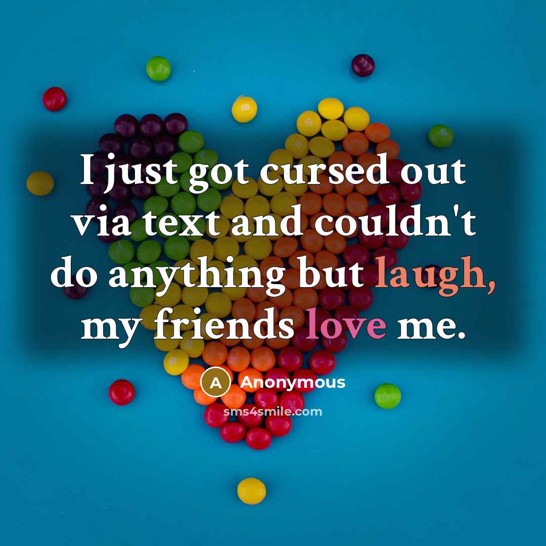 “I just got cursed out via text and couldn't do…” quote by Anonymous