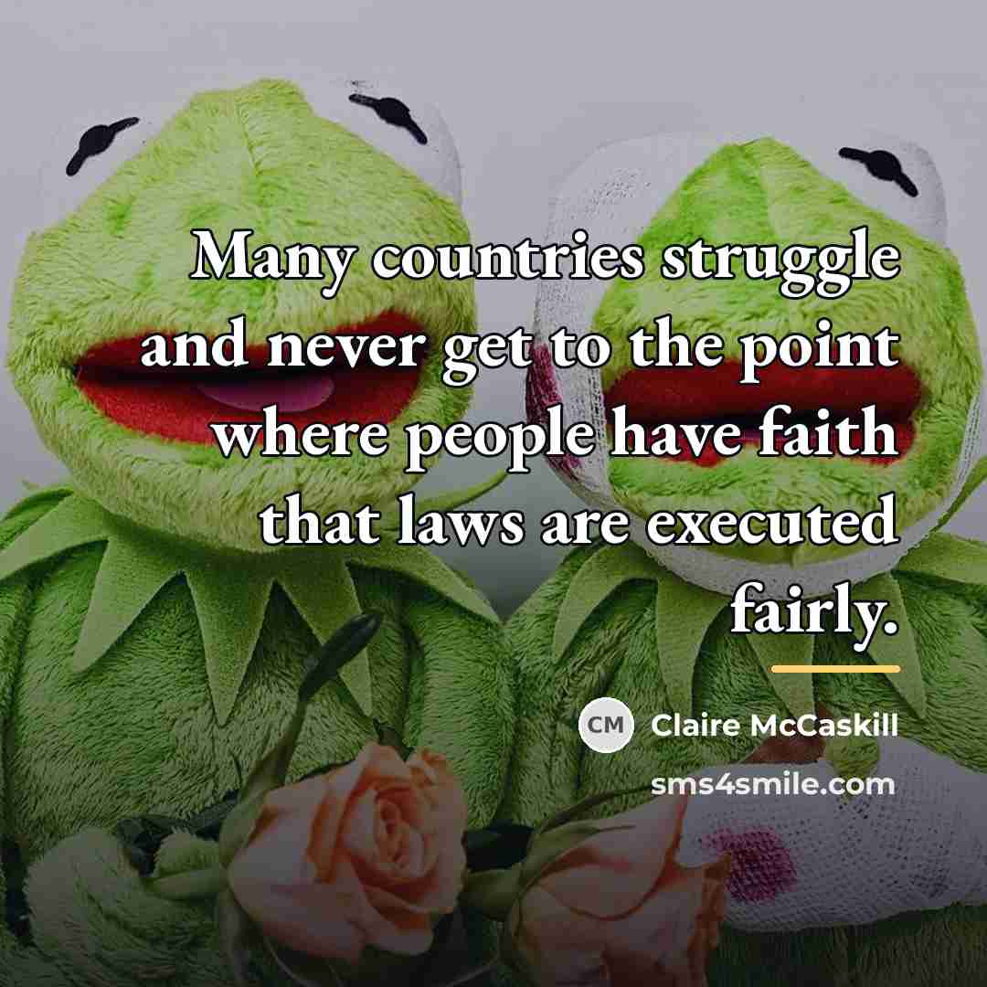 “Many countries struggle and never get to the point where…” quote by Claire McCaskill