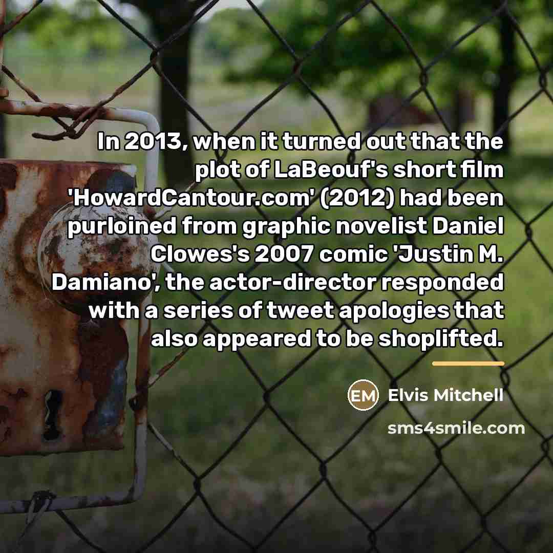 “In 2013, when it turned out that the plot of…” quote by Elvis Mitchell