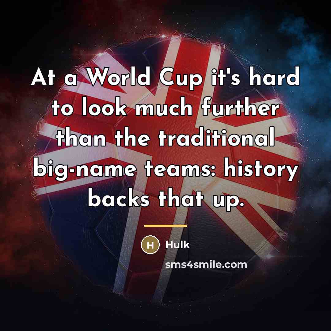 “At a World Cup it's hard to look much further…” quote by Hulk
