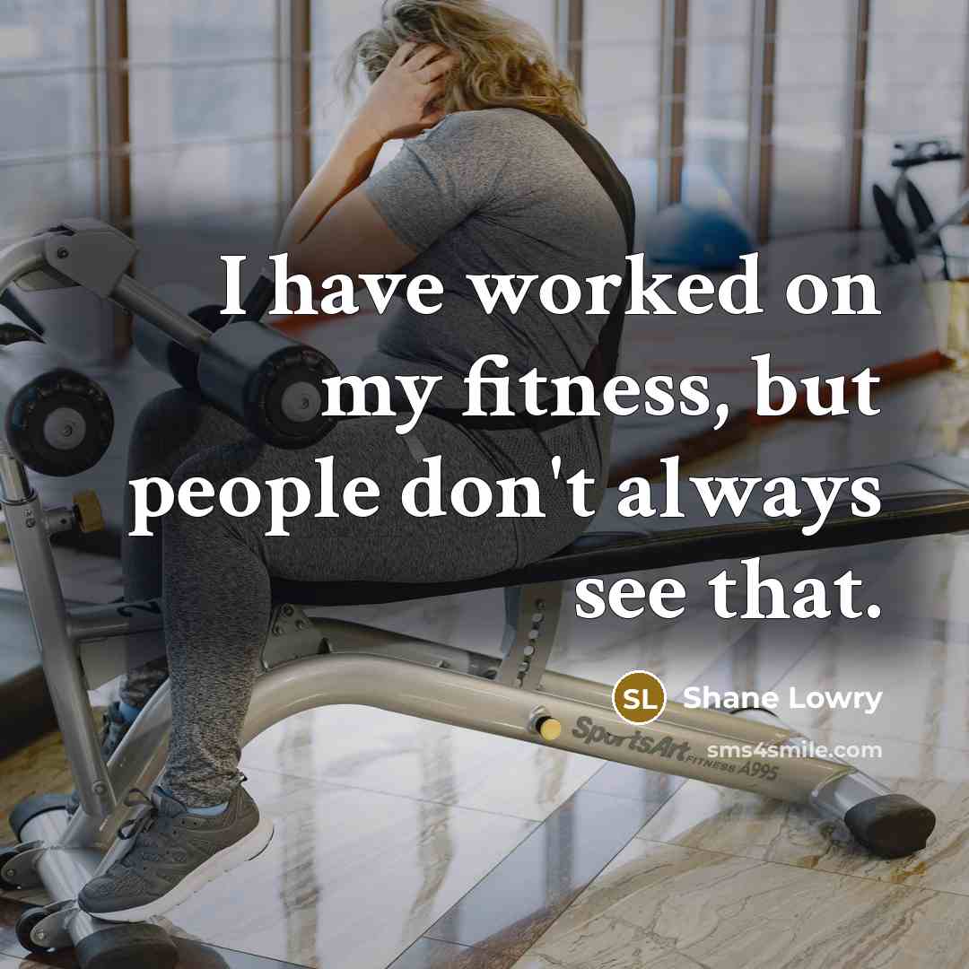 “I have worked on my fitness, but people don't always…” quote by Shane Lowry