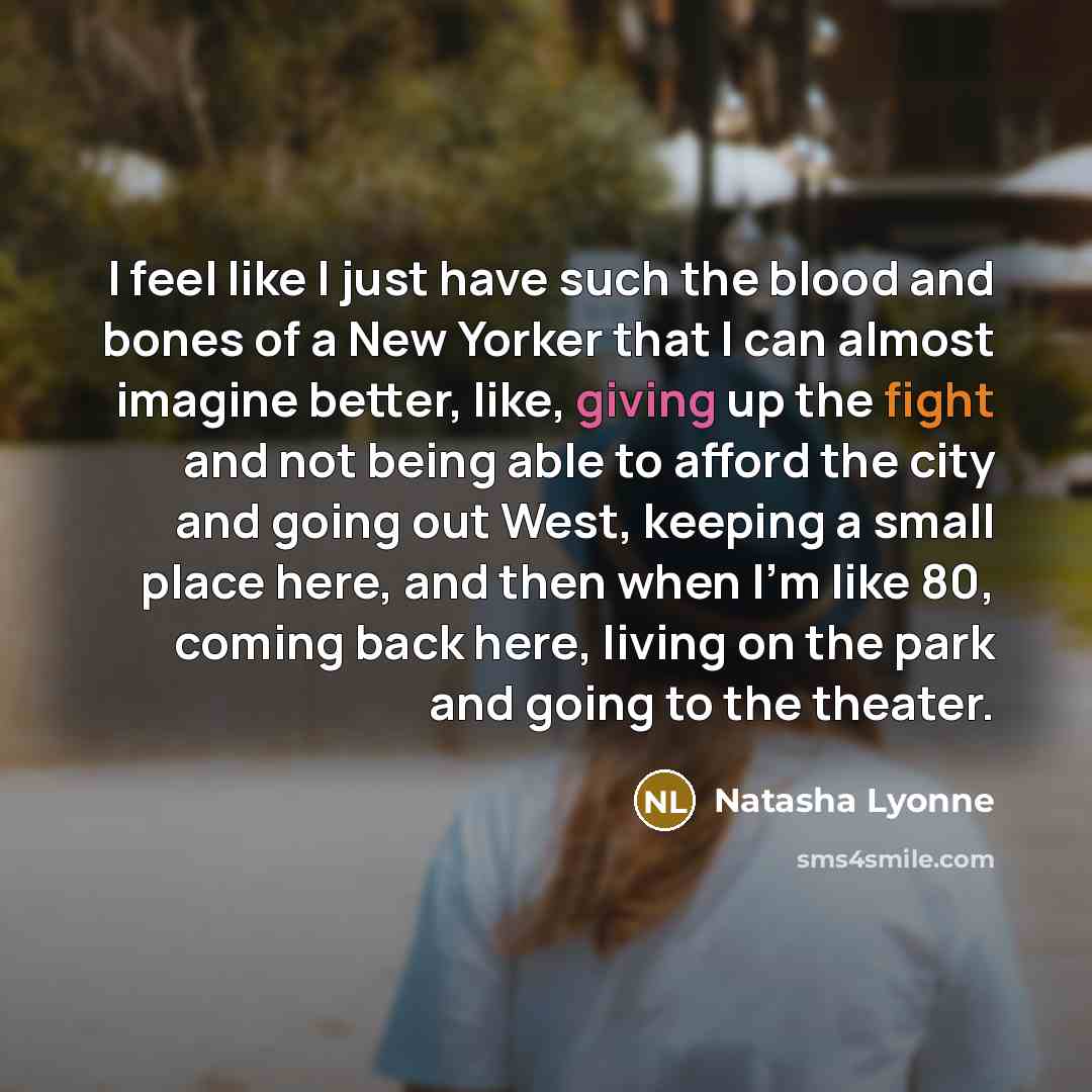 “I feel like I just have such the blood and…” quote by Natasha Lyonne