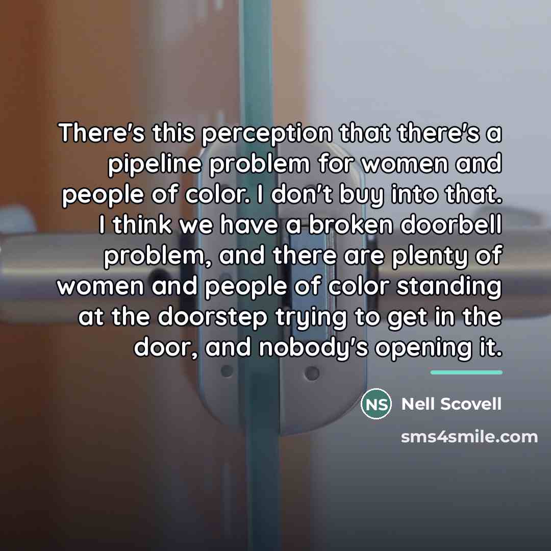 “There's this perception that there's a pipeline problem for women…” quote by Nell Scovell