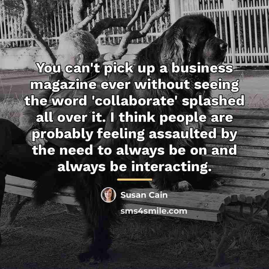 “You can't pick up a business magazine ever without seeing…” quote by Susan Cain