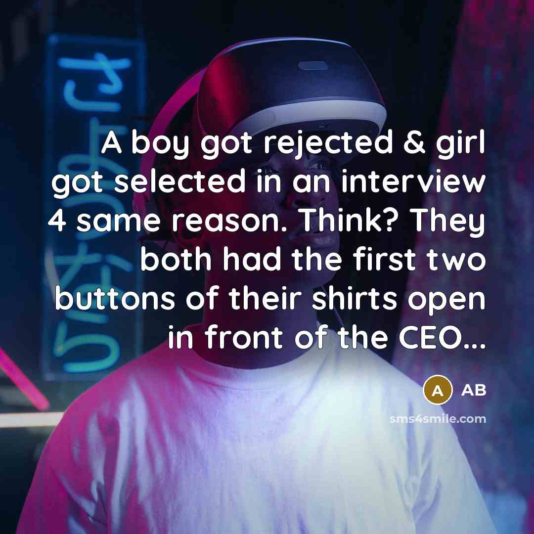 “A boy got rejected & girl got selected in an…” quote by AB