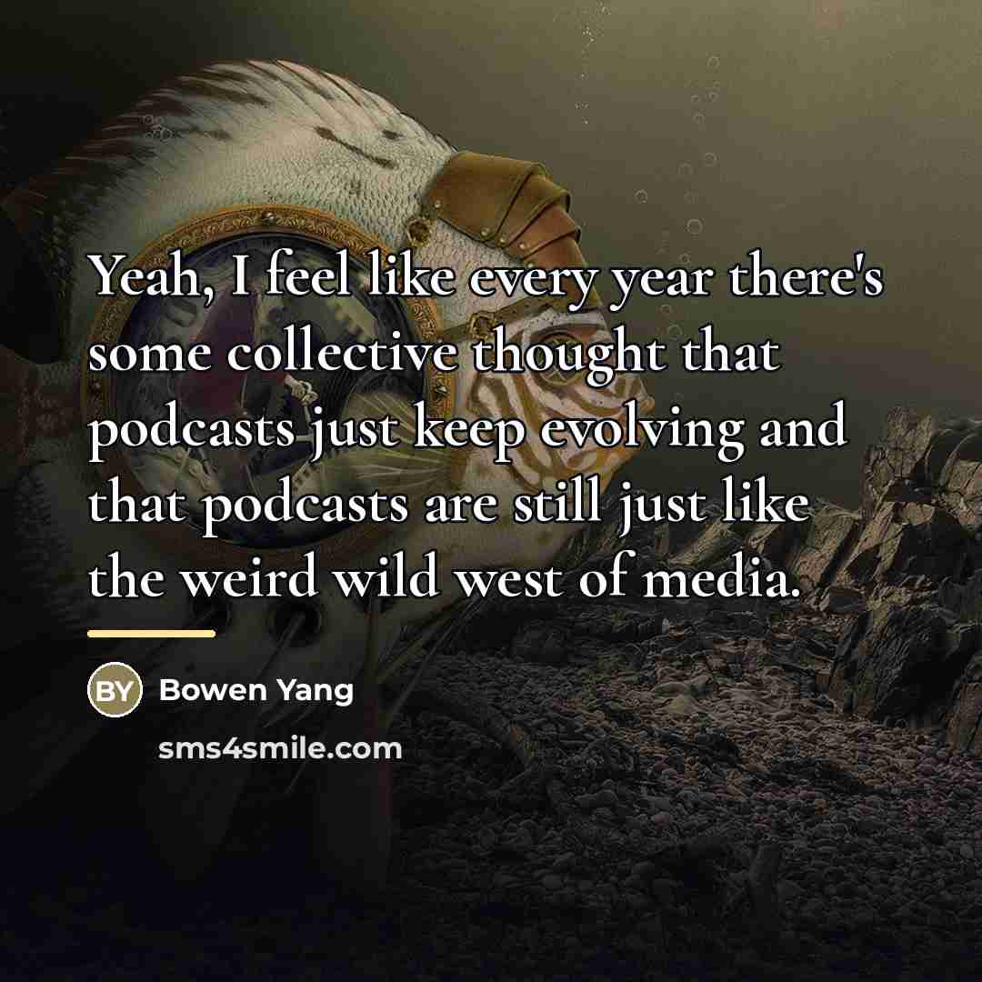 “Yeah, I feel like every year there's some collective thought…” quote by Bowen Yang