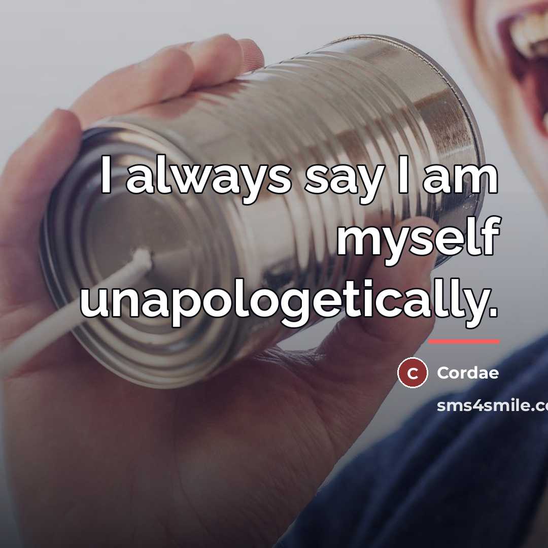 “I always say I am myself unapologetically.…” quote by Cordae