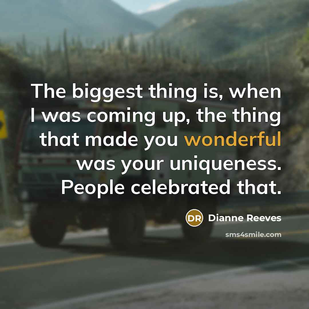 “The biggest thing is, when I was coming up, the…” quote by Dianne Reeves