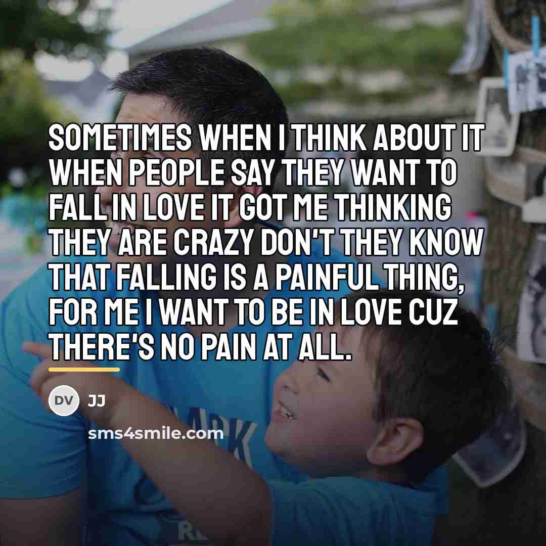 “Sometimes when I think about it when people say they…” quote by JJ