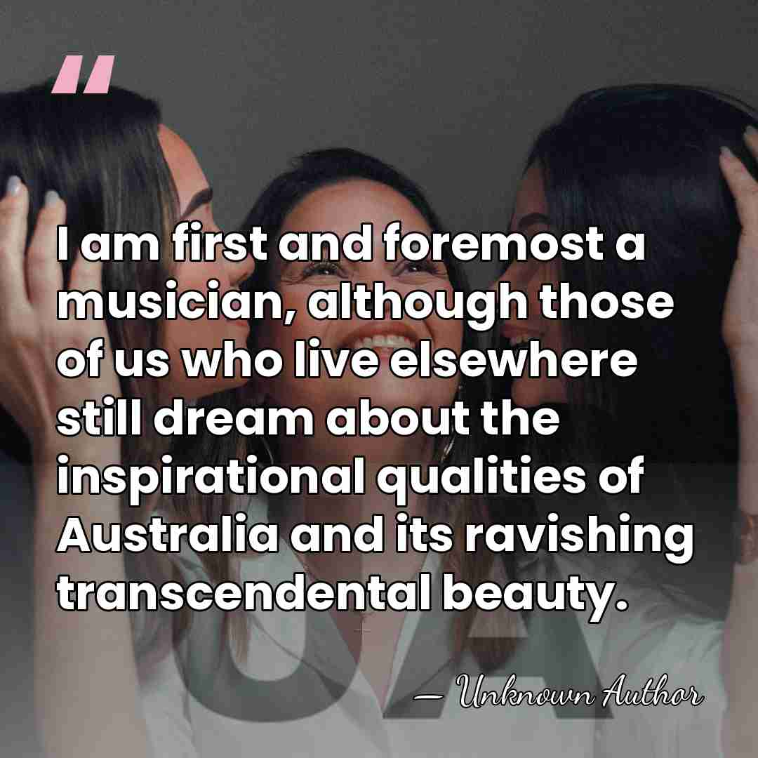 I am first and foremost a musician, although those of us who&hellip; - Unknown Author