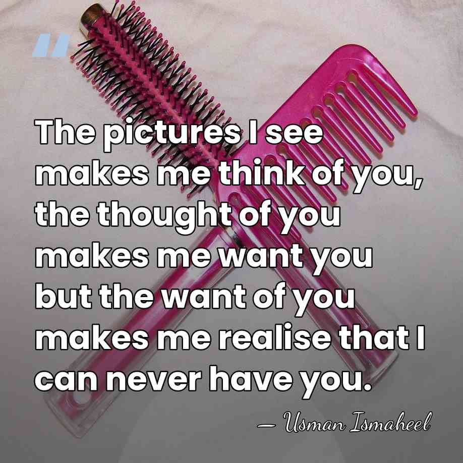 The pictures I see makes me think of you, the thought of&hellip; - Usman Ismaheel