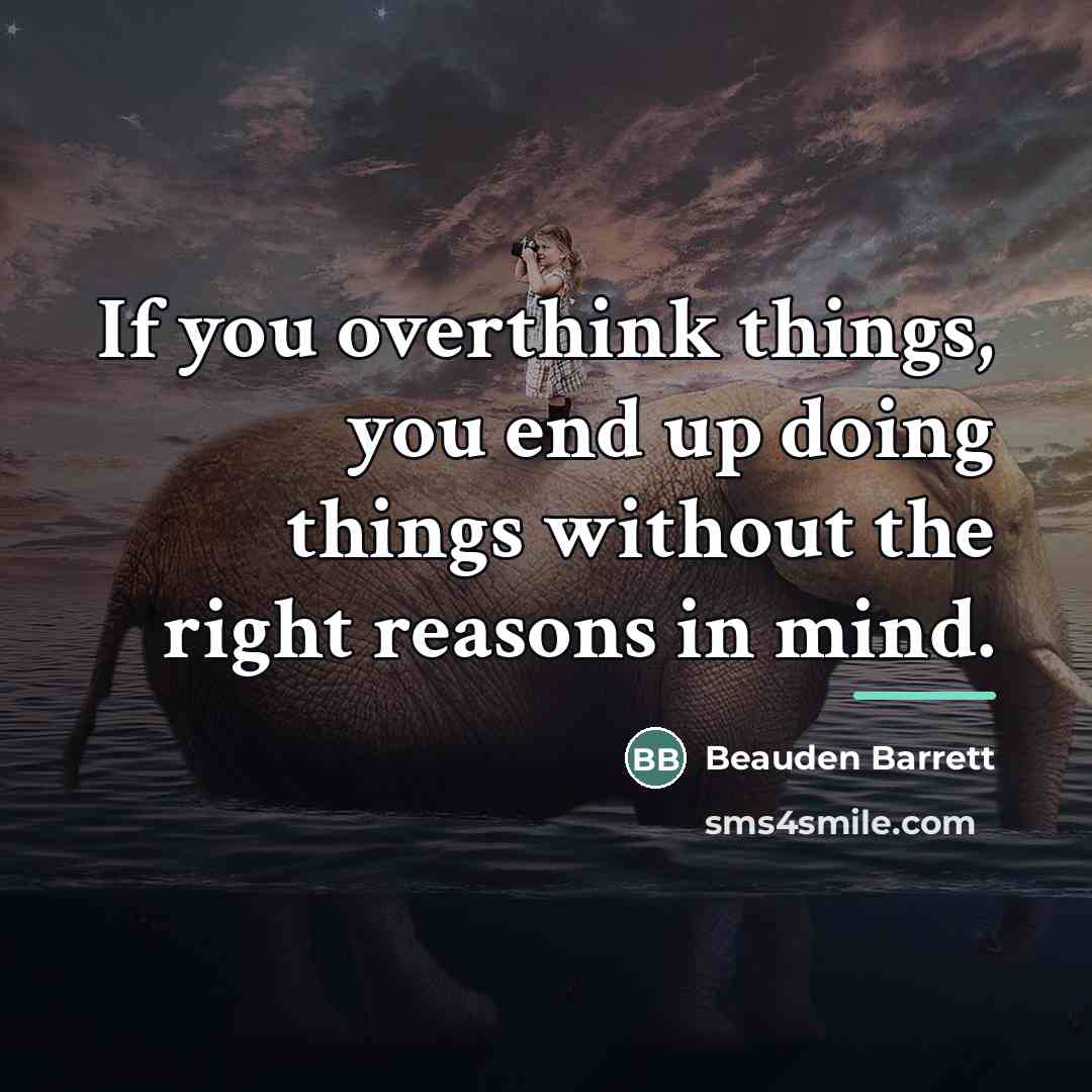 “If you overthink things, you end up doing things without…” quote by Beauden Barrett