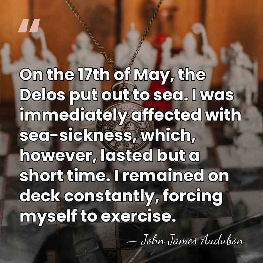 On the 17th of May, the Delos put out to sea. I&hellip; - John James Audubon