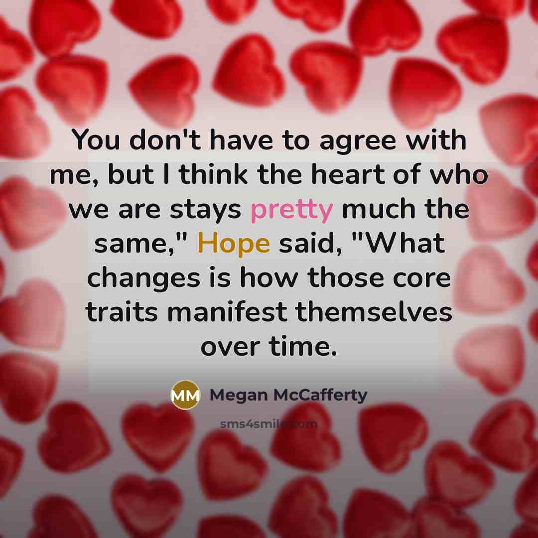 “You don't have to agree with me, but I think…” quote by Megan McCafferty