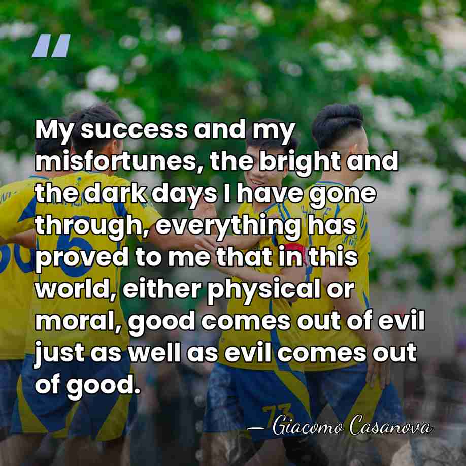 My success and my misfortunes, the bright and the dark days I&hellip; - Giacomo Casanova