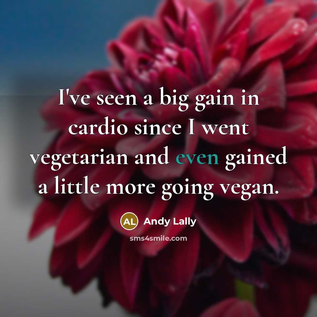“I've seen a big gain in cardio since I went…” quote by Andy Lally