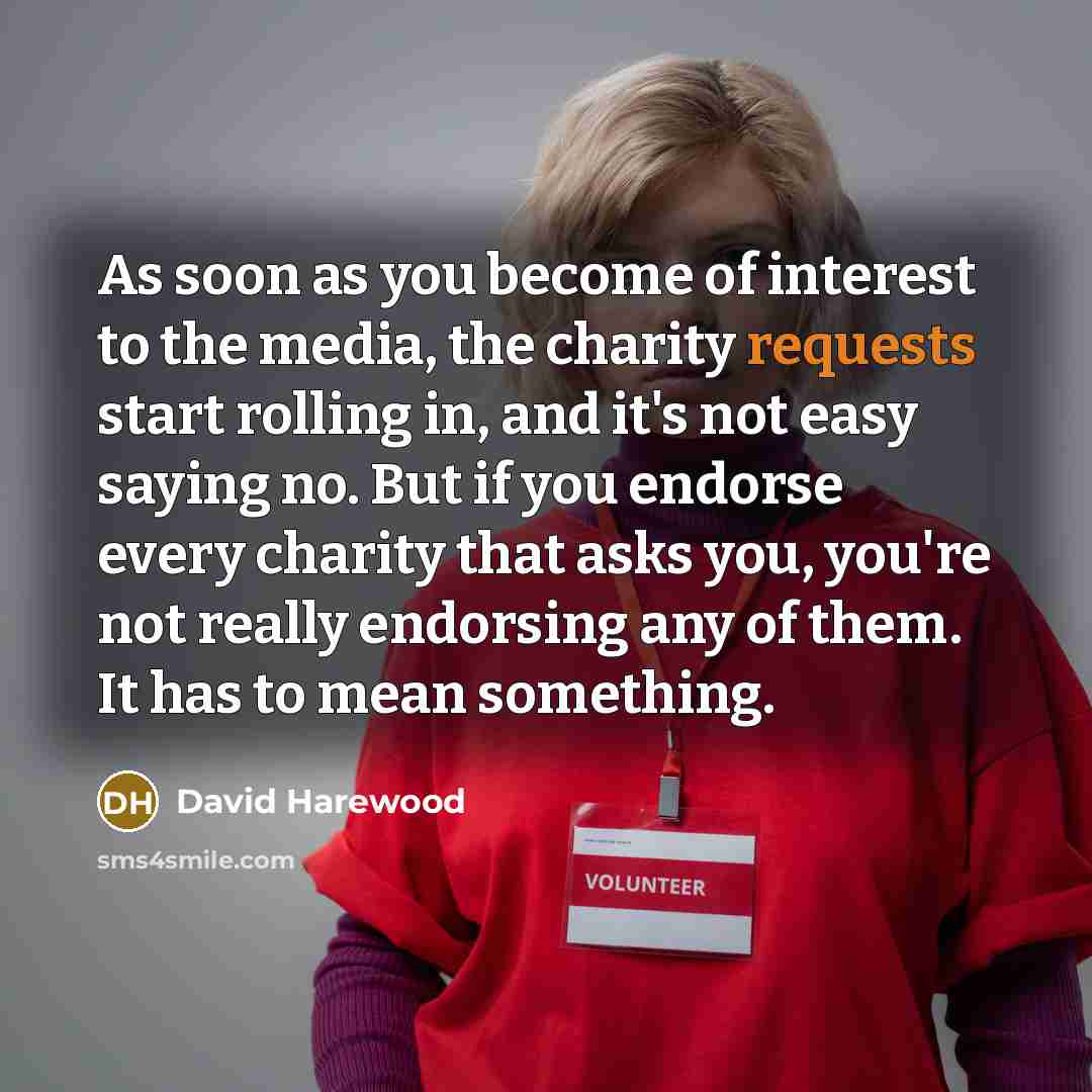 “As soon as you become of interest to the media,…” quote by David Harewood