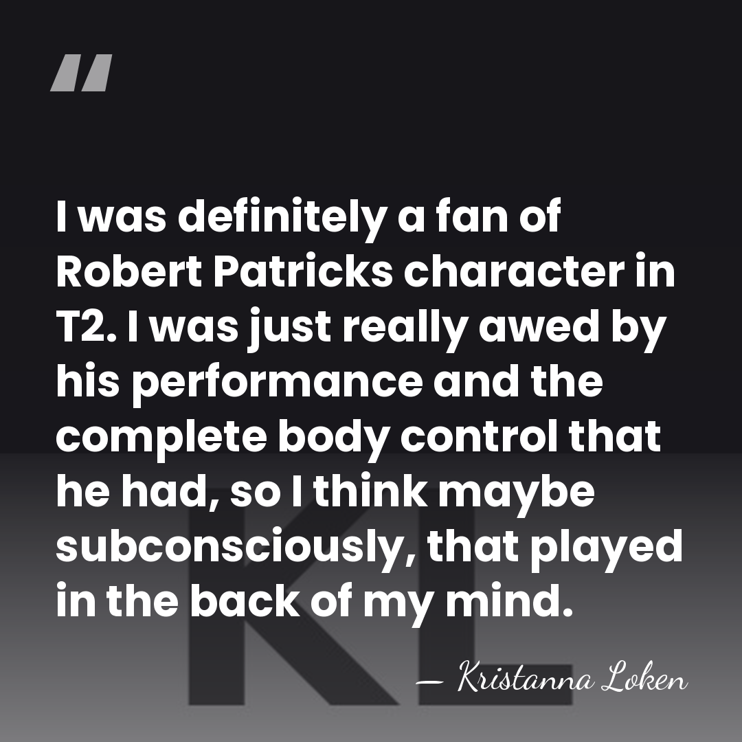 I was definitely a fan of Robert Patricks character in T2. I&hellip; - Kristanna Loken