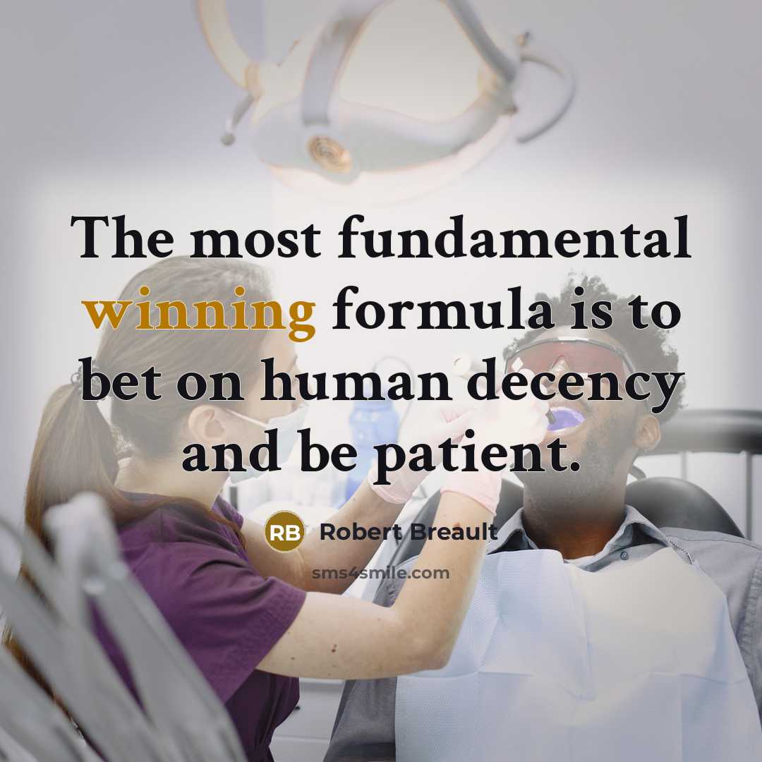 “The most fundamental winning formula is to bet on human…” quote by Robert Breault