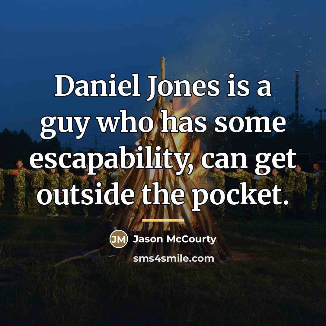“Daniel Jones is a guy who has some escapability, can…” quote by Jason McCourty