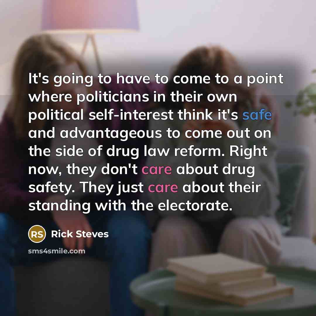 “It's going to have to come to a point where…” quote by Rick Steves