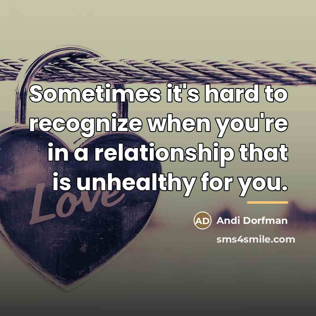 “Sometimes it's hard to recognize when you're in a relationship…” quote by Andi Dorfman