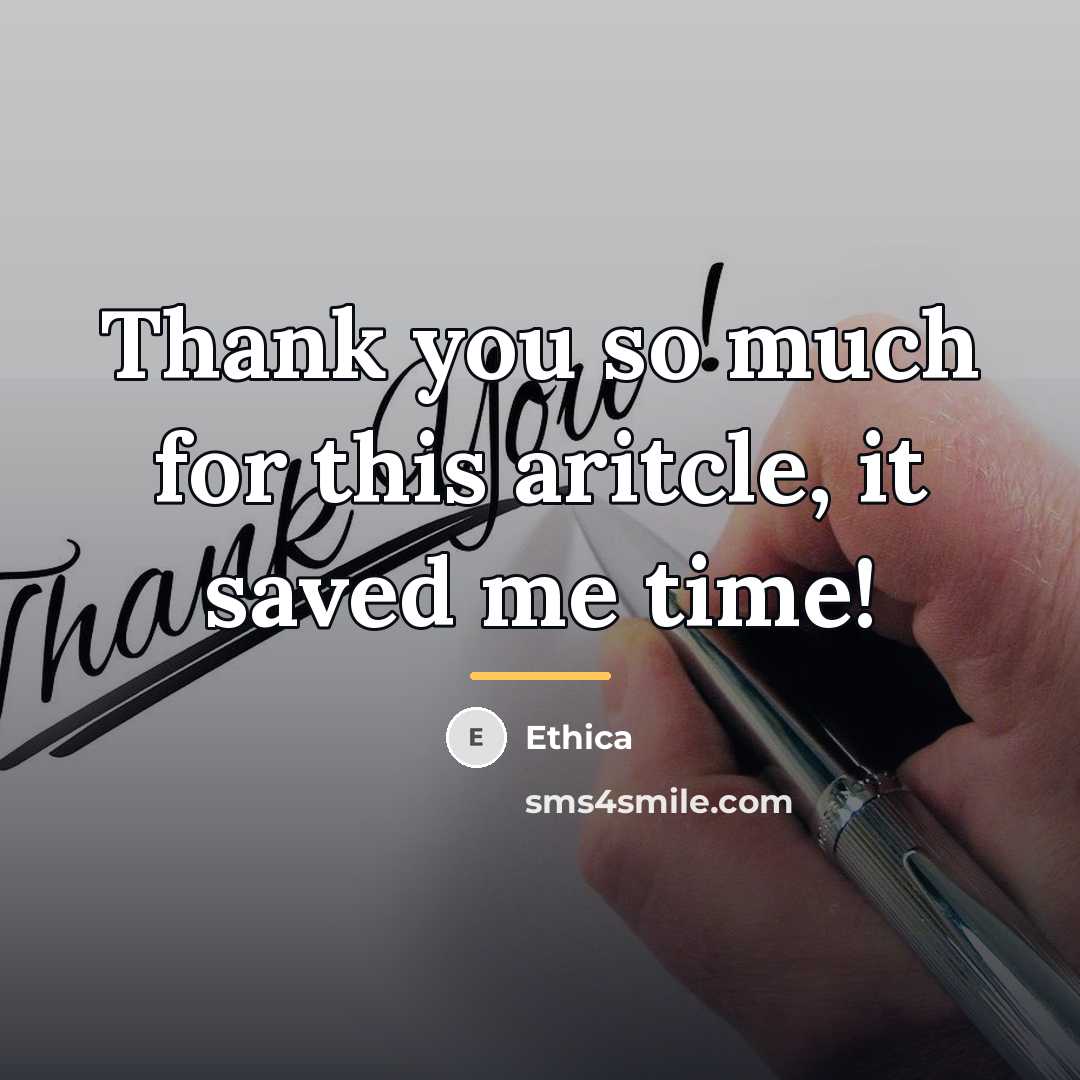 “Thank you so much for this aritcle, it saved me…” quote by Ethica