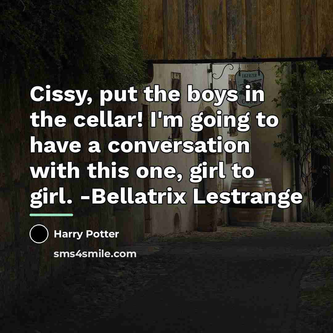 “Cissy, put the boys in the cellar! I'm going to…” quote by Harry Potter