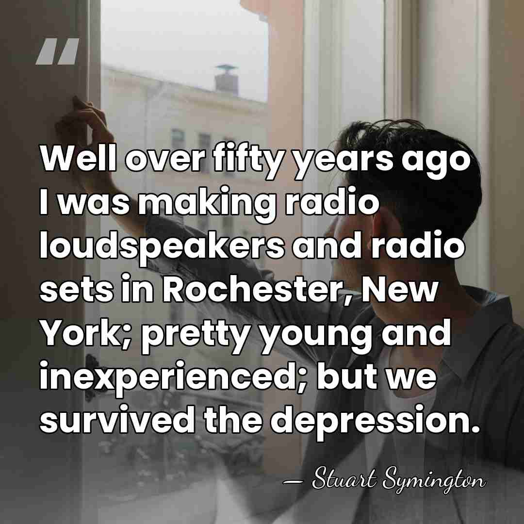 Well over fifty years ago I was making radio loudspeakers and radio&hellip; - Stuart Symington