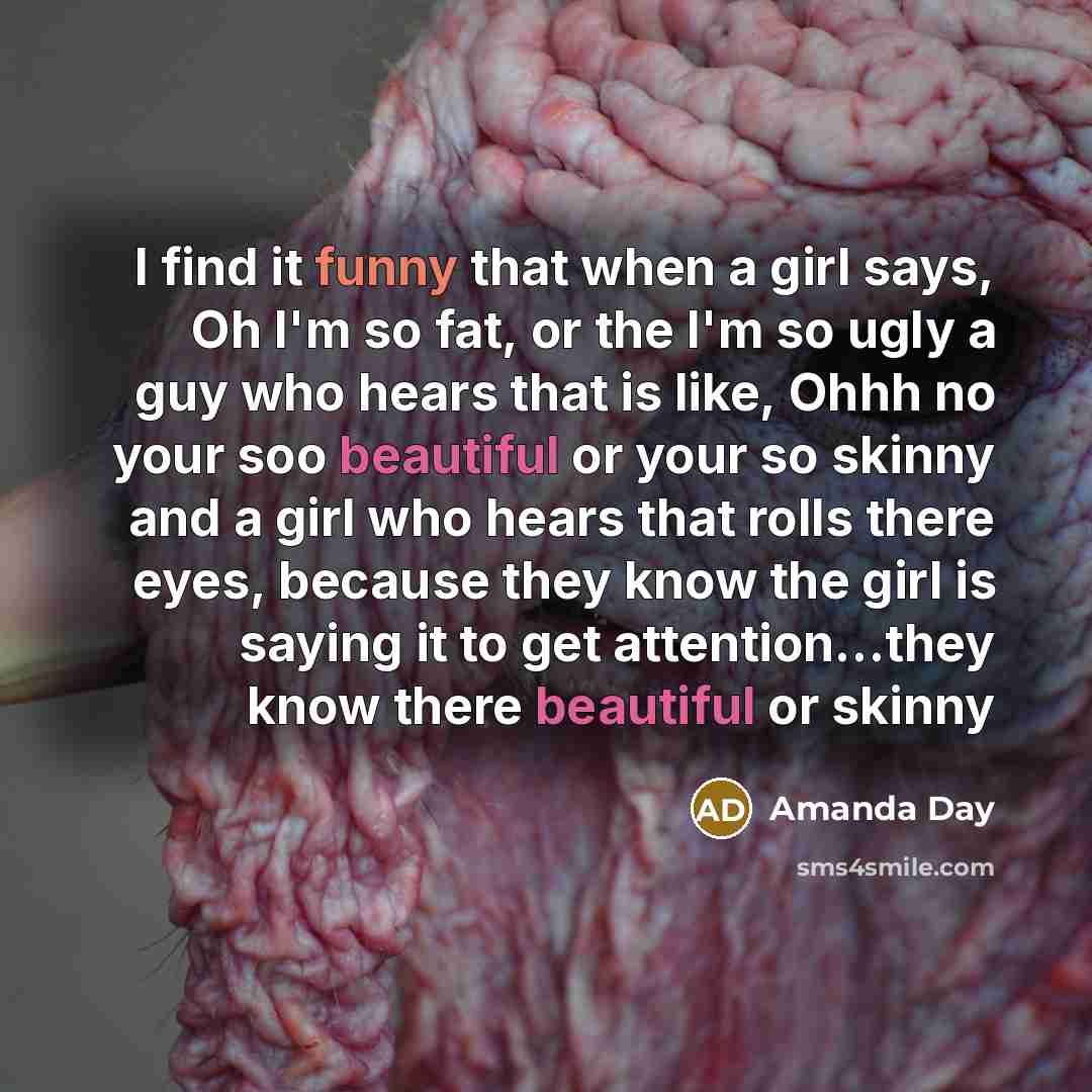 “I find it funny that when a girl says, Oh…” quote by Amanda Day