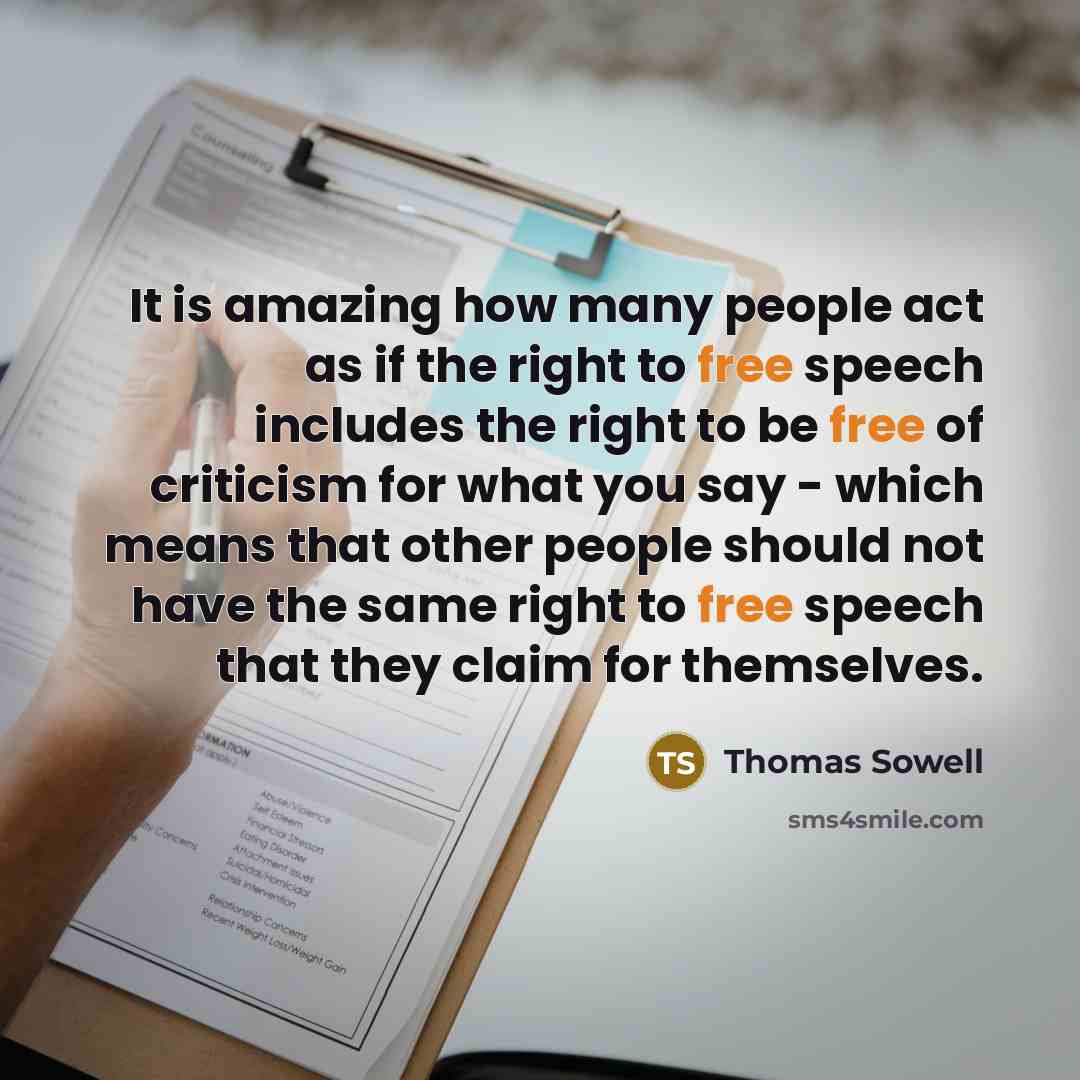 “It is amazing how many people act as if the…” quote by Thomas Sowell